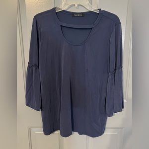 hippie chic Dark Blue Top